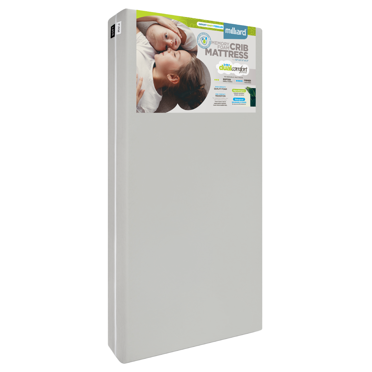 1000 Crib and Toddler Mattress, Extra Firm Triple-laminated