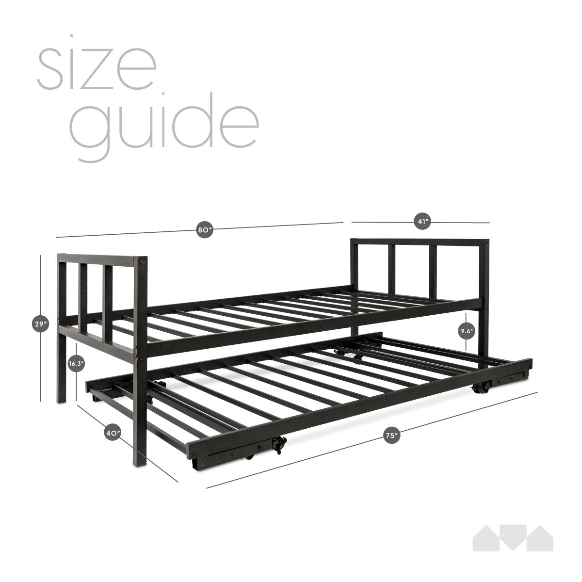 Zinus newport outlet twin daybed