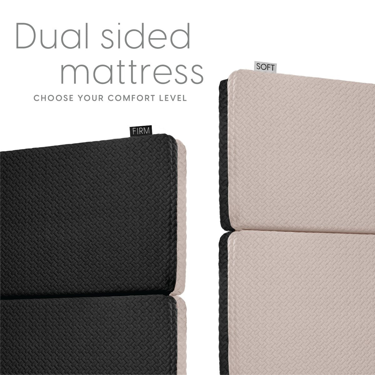 Milliard 6 Dual Sided Tri-Folding Memory Foam Mattress