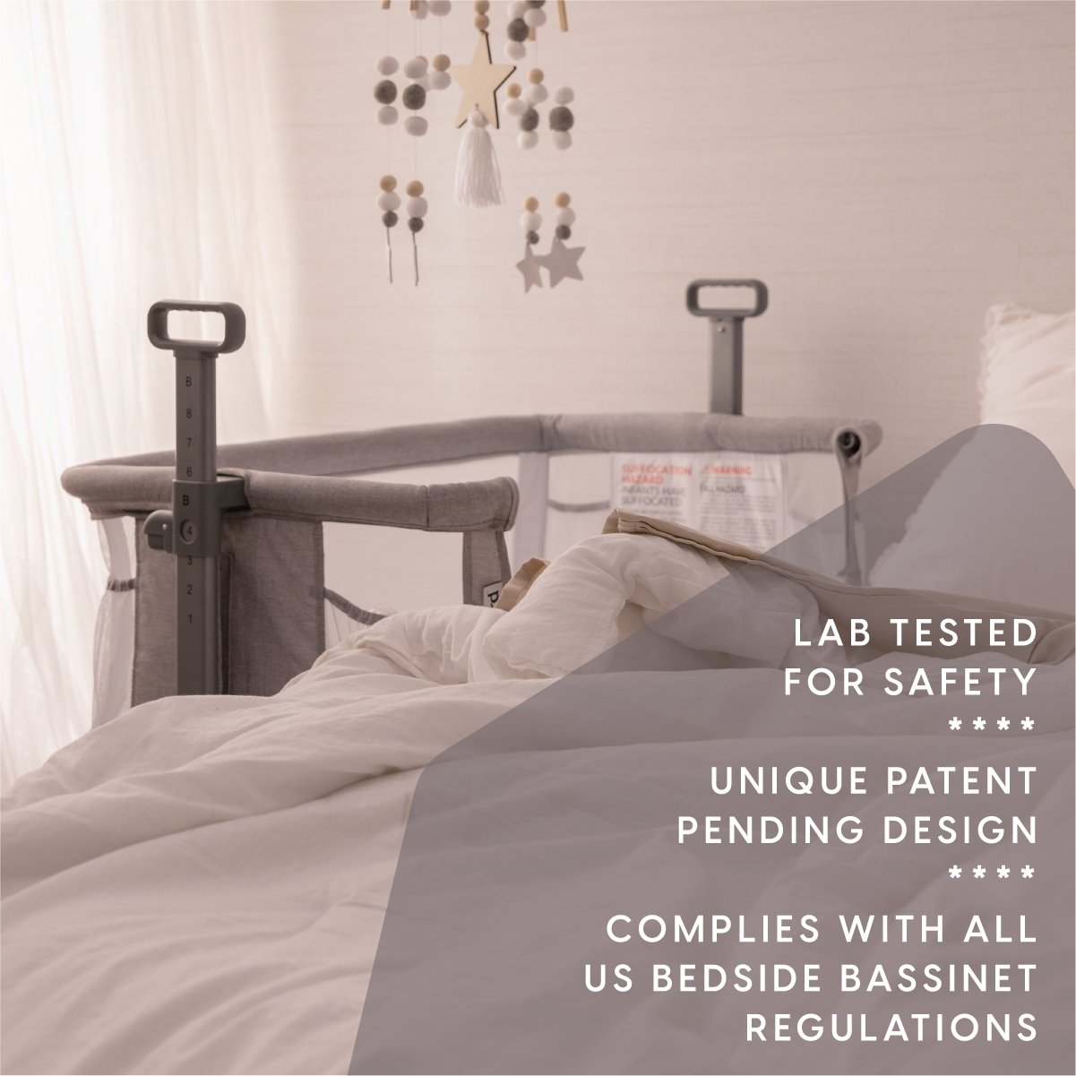 Bedside sleeper discount for tall bed